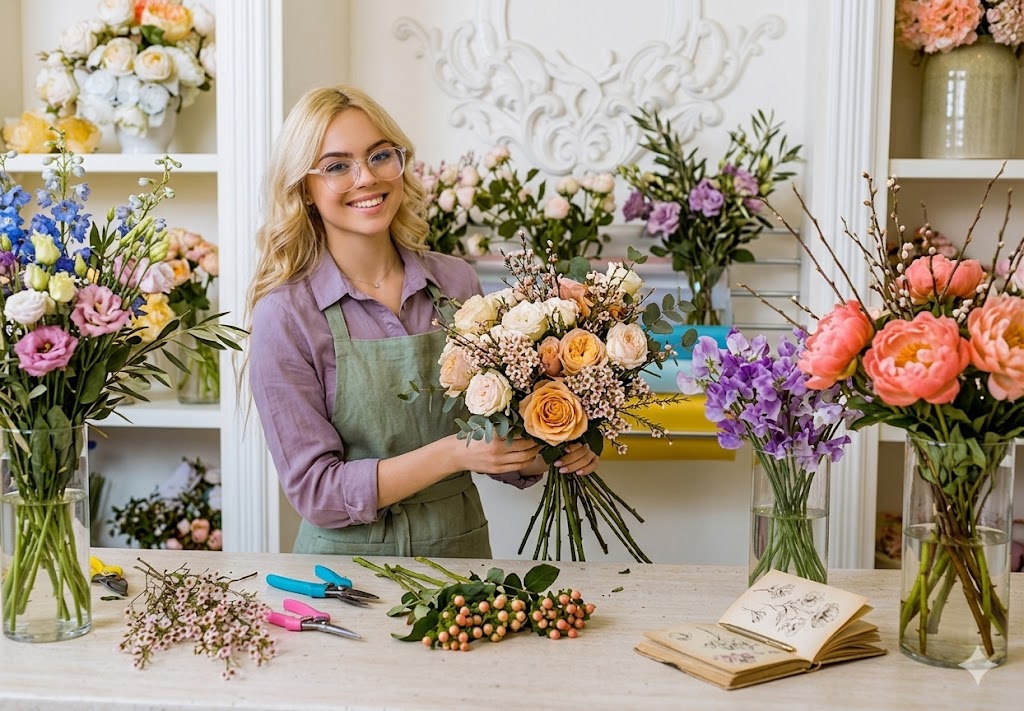 The Flowers At Your Doors studio and team